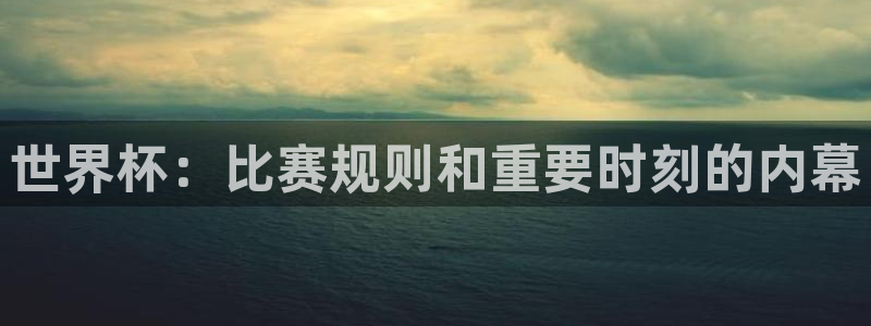 世界杯48支球队赛制:世界杯:比赛规则和重要时刻的内幕